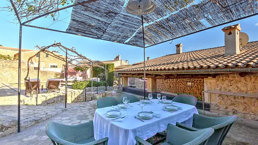 Villa Can Pulit Dining area