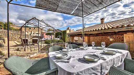 Villa Can Pulit Dining area