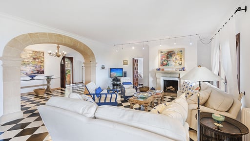 Villa Can Punxa Dalt Гостиная