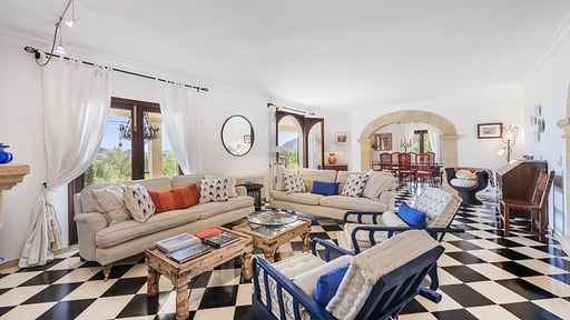 Villa Can Punxa Dalt Гостиная