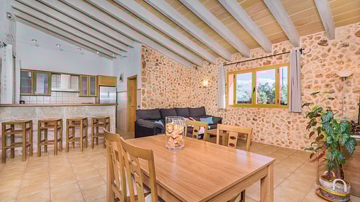 Villa Can Rua Salle à manger