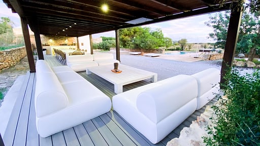 Can Sage Terras/Veranda