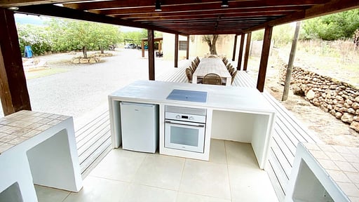 Can Sage Terras/Veranda