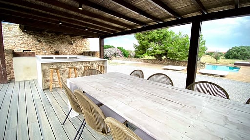 Can Sage Terras/Veranda