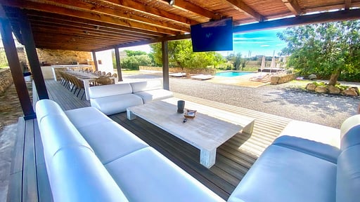 Can Sage Terras/Veranda