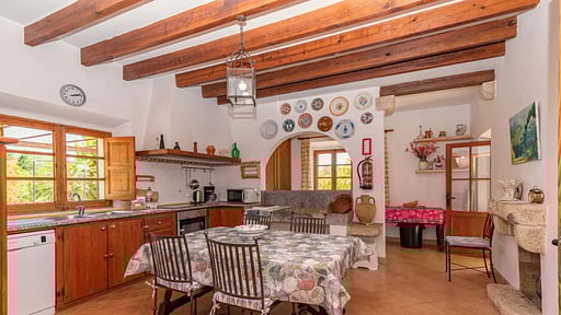 Villa Can Toni Zona de comedor