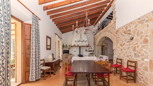 Villa Can Toni Zona de comedor