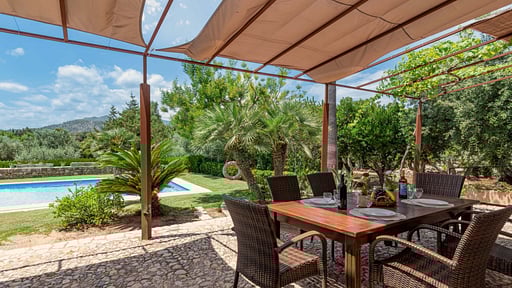 Villa Can Toni Zona de comedor