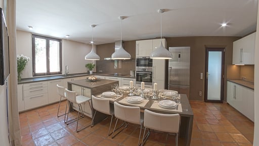 Villa Can Verde Кухня