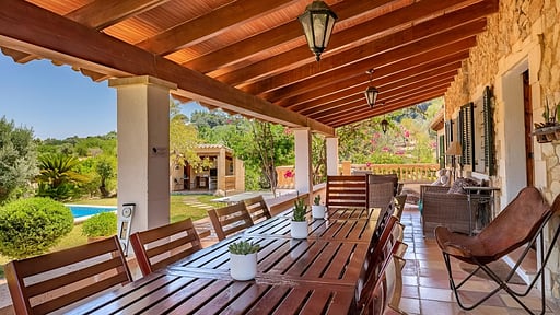 Villa Can Vista Обеденная зона