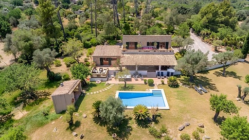 Villa Can Vista Фото с дрона