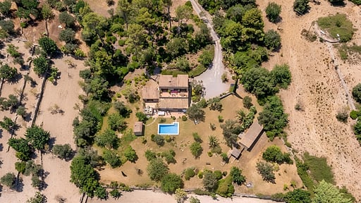 Villa Can Vista Фото с дрона