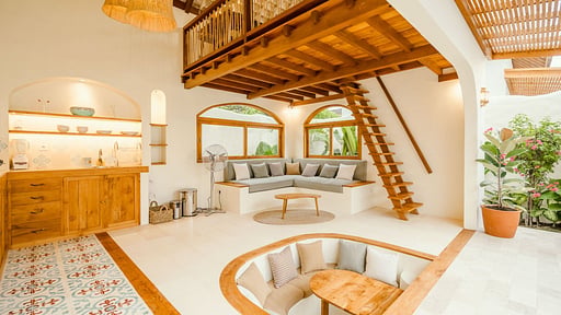 Villa Canggutopia Four Living room