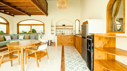 Villa Canggutopia Two Dining area
