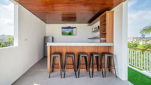 Villa Carina Rooftop lounge