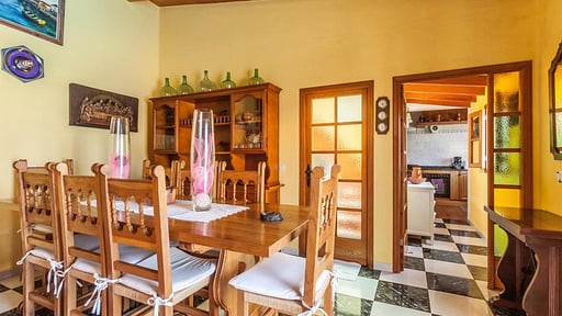 Villa Carmine Dining area