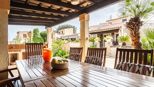 Villa Carmine Dining area