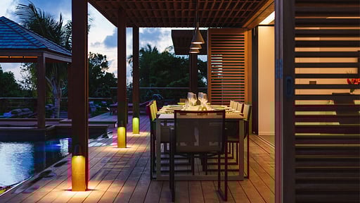 Villa Caro Dining area