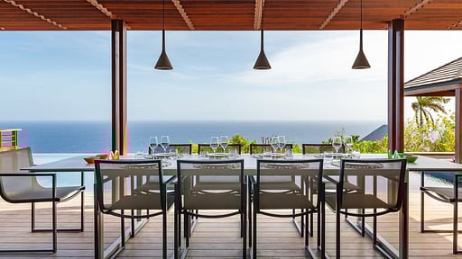 Villa Caro Dining area