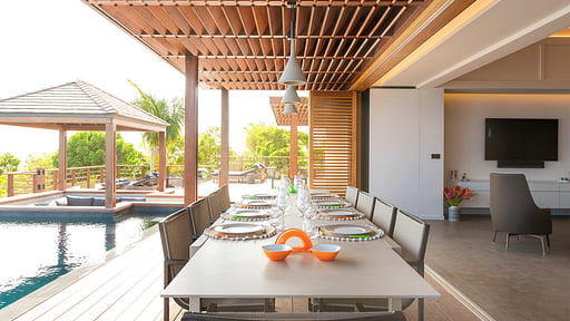 Villa Caro Dining area