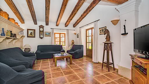 Villa Carolina Pollensa Гостиная