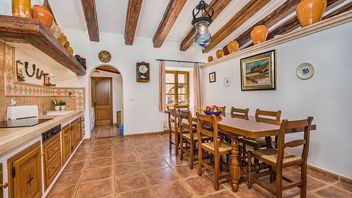 Villa Carolina Pollensa Обеденная зона