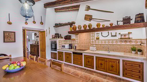 Villa Carolina Pollensa Кухня