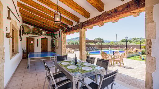 Villa Carolina Pollensa Терраса/веранда