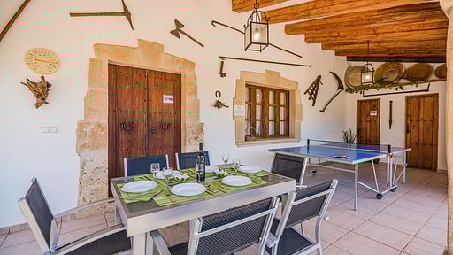 Villa Carolina Pollensa Терраса/веранда