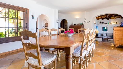Villa Cas Berris Dining area