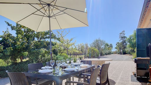 Villa Cas Frares Обеденная зона