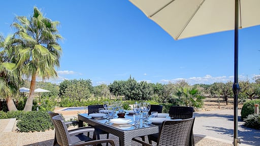 Villa Cas Frares Обеденная зона