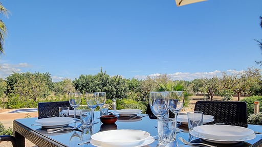 Villa Cas Frares Обеденная зона