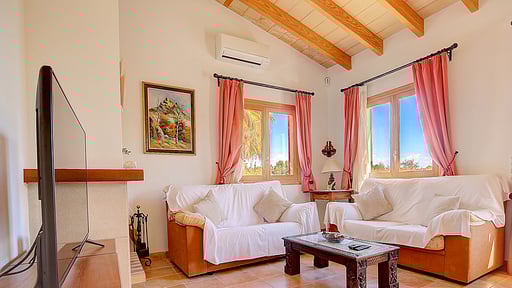 Villa Cas Frares Гостиная