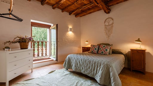Villa Cas Orvais Schlafzimmer 1