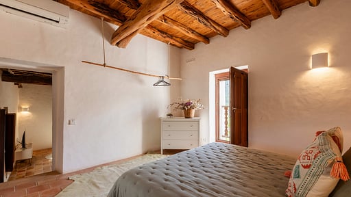 Villa Cas Orvais Schlafzimmer 1