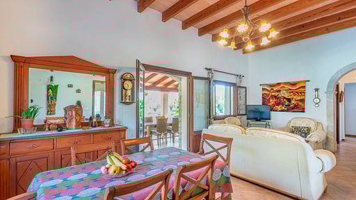 Villa Cas Sol Zona de comedor
