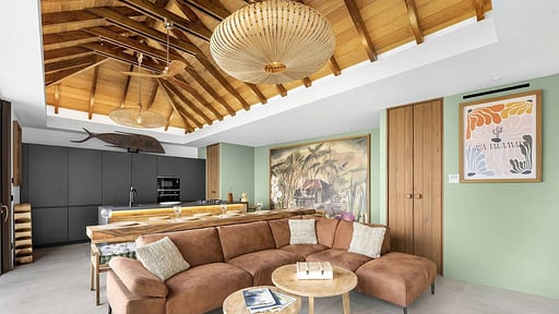 Villa Casa Takamaka Woonkamer