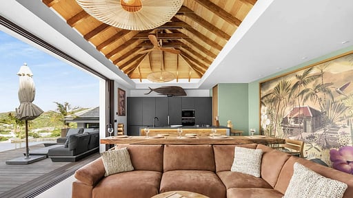 Villa Casa Takamaka Woonkamer