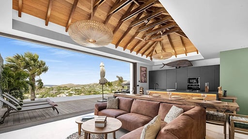 Villa Casa Takamaka Woonkamer