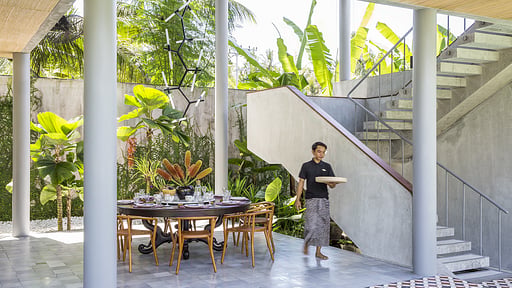 Villa Casabama Panjang Dining area