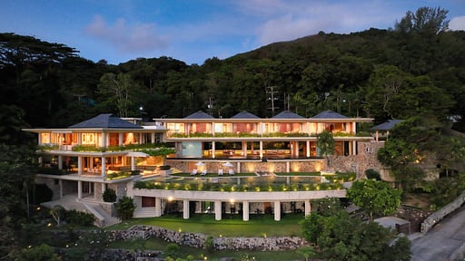 Villa Cascade Drone pictures