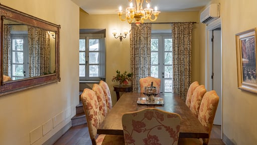 Villa Casolare Dining area