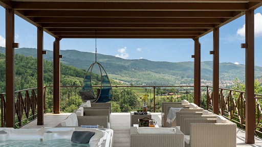 Villa Castelluccio Terras/Veranda