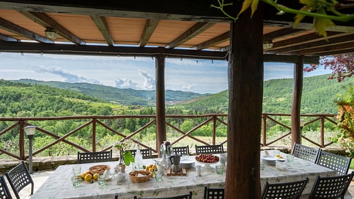 Villa Castelluccio Terras/Veranda