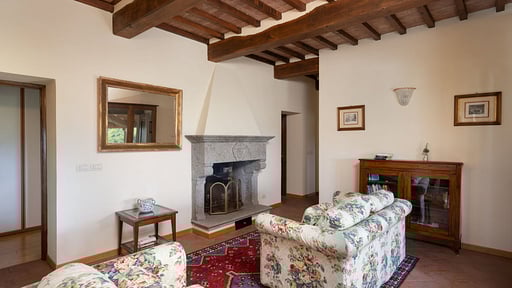 Villa Castelluccio Woonkamer 2