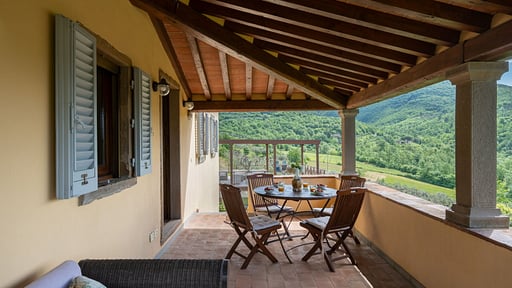 Villa Castelluccio Terras/Veranda