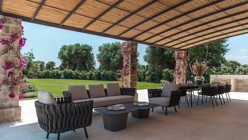 Villa Cecere Wohnbereich