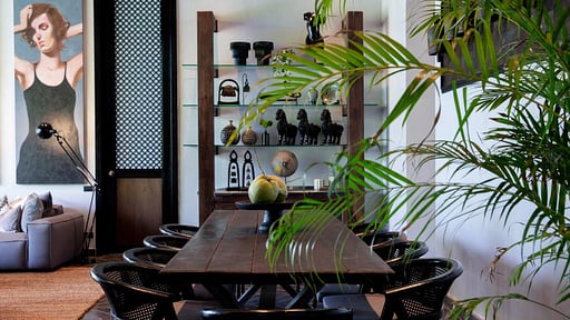 Villa Cella Dining area