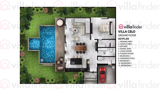 Villa Amara - CELO studio Plan